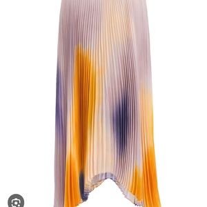 A.L.C. Sonali pleated Ombre Skirt